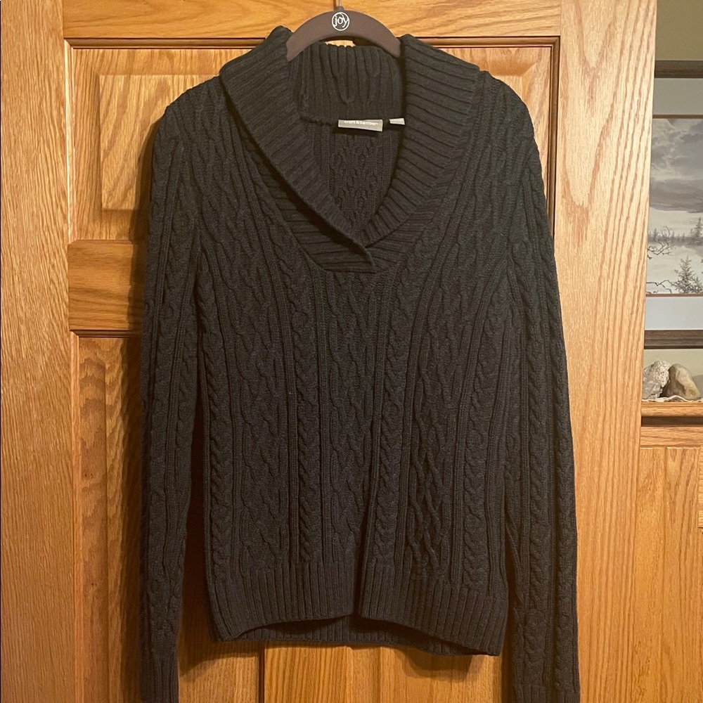 100% Grey cotton ladies sweater